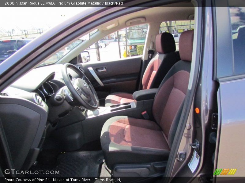 Iridium Graphite Metallic / Black/Red 2008 Nissan Rogue SL AWD