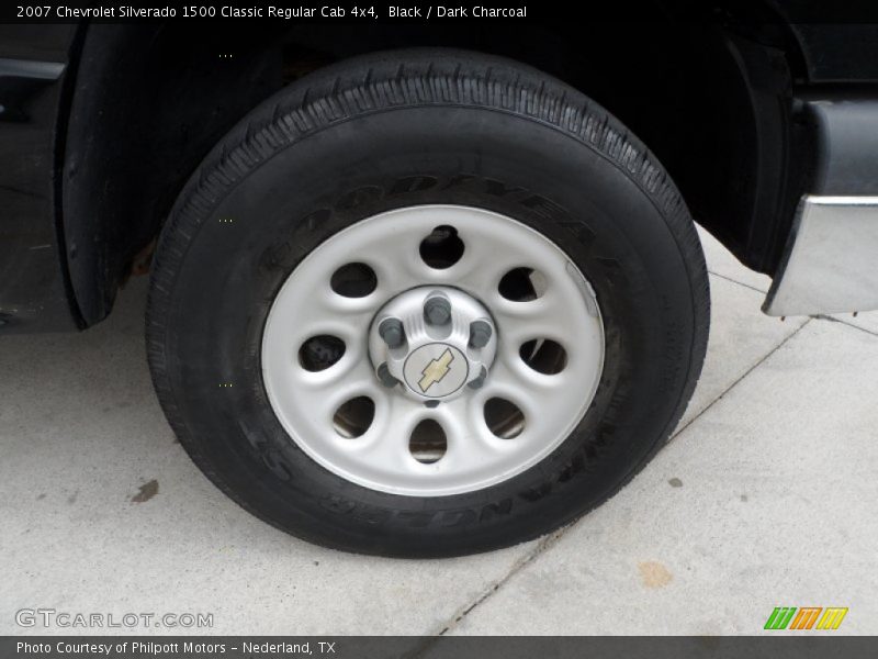 Black / Dark Charcoal 2007 Chevrolet Silverado 1500 Classic Regular Cab 4x4