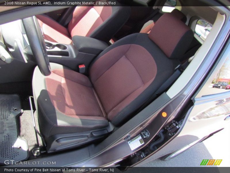 Iridium Graphite Metallic / Black/Red 2008 Nissan Rogue SL AWD