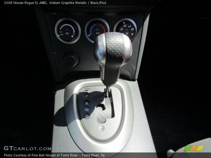 Iridium Graphite Metallic / Black/Red 2008 Nissan Rogue SL AWD