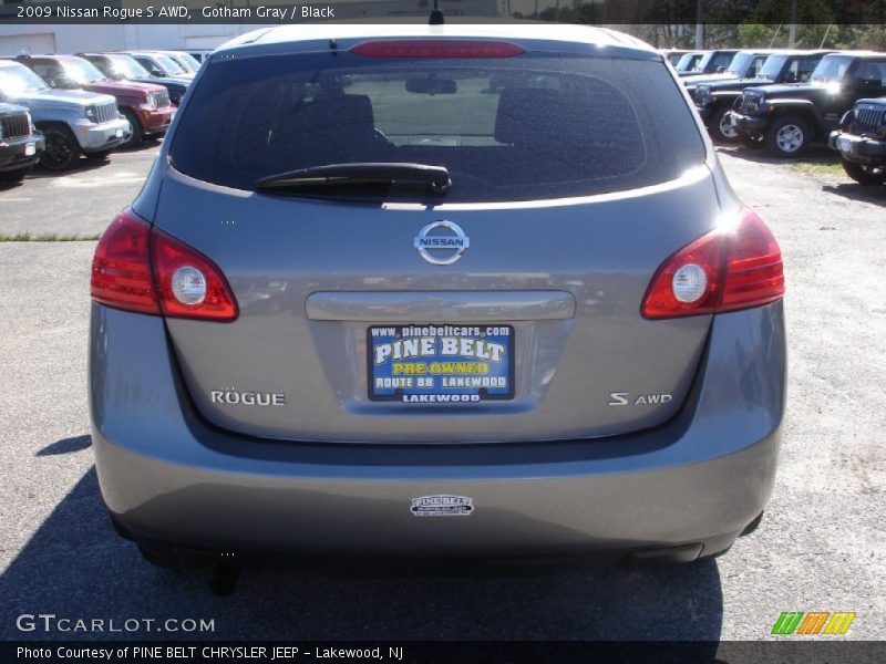 Gotham Gray / Black 2009 Nissan Rogue S AWD