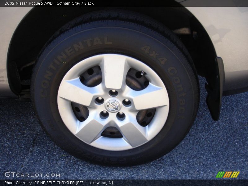 Gotham Gray / Black 2009 Nissan Rogue S AWD
