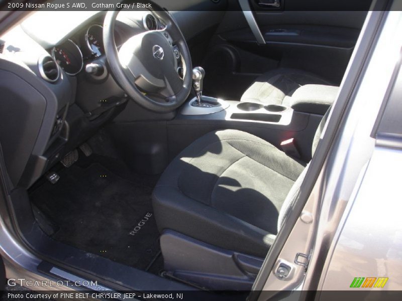 Gotham Gray / Black 2009 Nissan Rogue S AWD