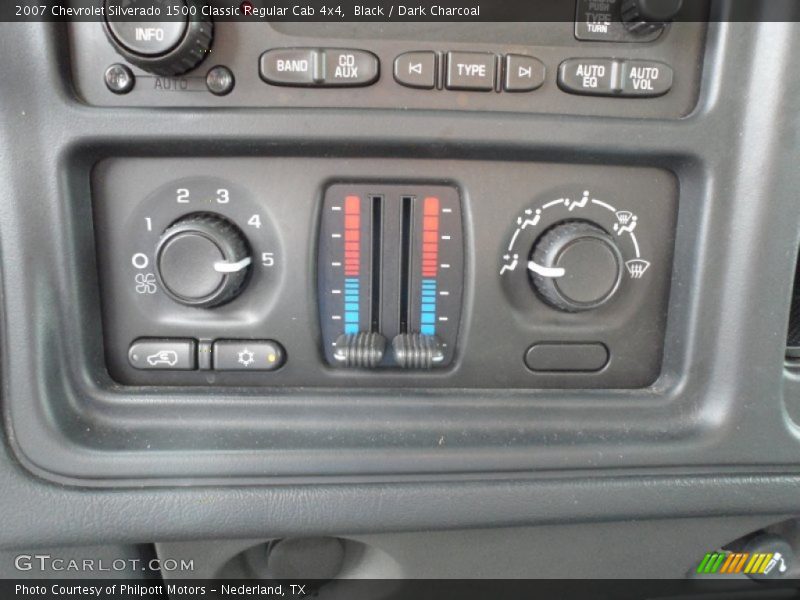 Black / Dark Charcoal 2007 Chevrolet Silverado 1500 Classic Regular Cab 4x4