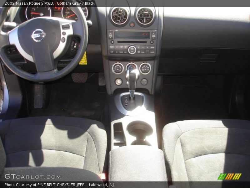 Gotham Gray / Black 2009 Nissan Rogue S AWD