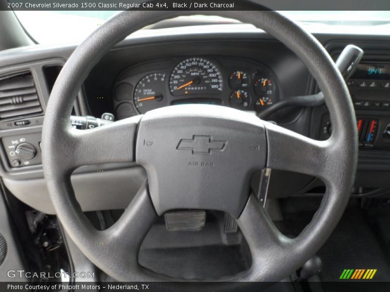 Black / Dark Charcoal 2007 Chevrolet Silverado 1500 Classic Regular Cab 4x4