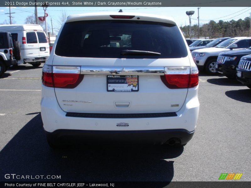 Stone White / Dark Graystone/Medium Graystone 2011 Dodge Durango Express 4x4