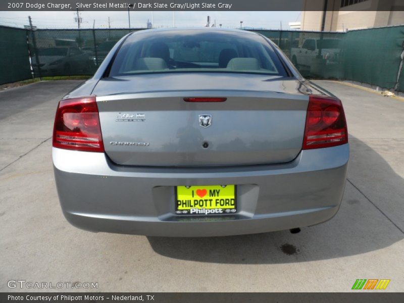 Silver Steel Metallic / Dark Slate Gray/Light Slate Gray 2007 Dodge Charger