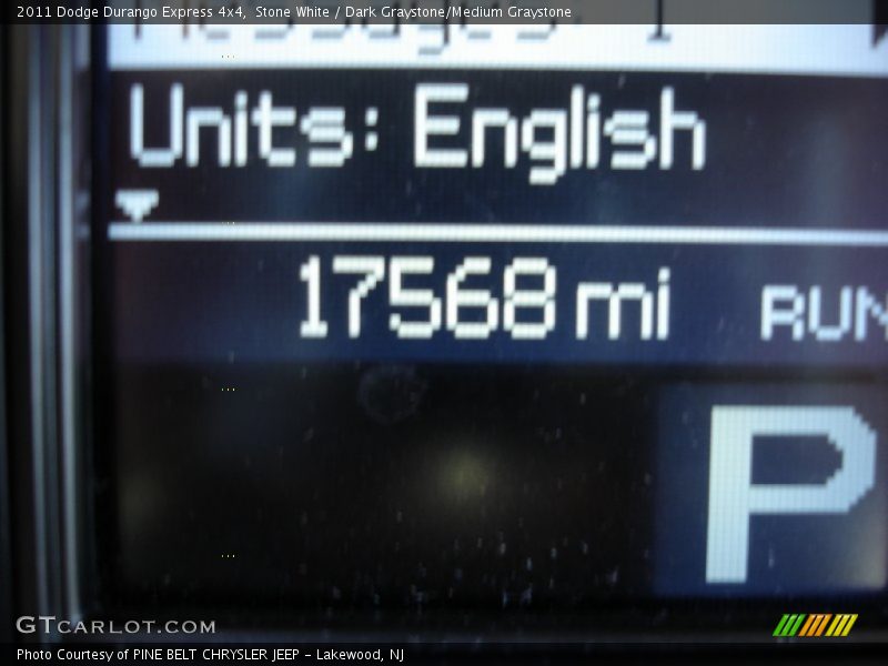 Stone White / Dark Graystone/Medium Graystone 2011 Dodge Durango Express 4x4