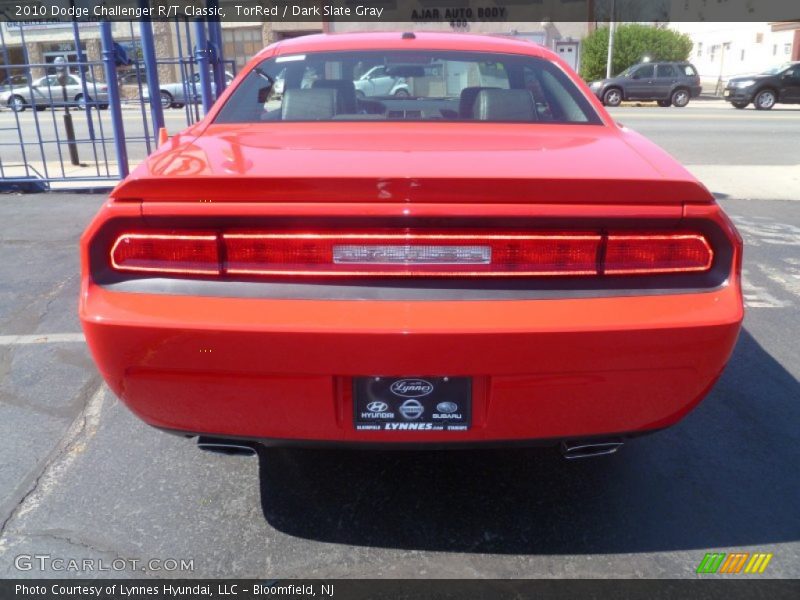 TorRed / Dark Slate Gray 2010 Dodge Challenger R/T Classic