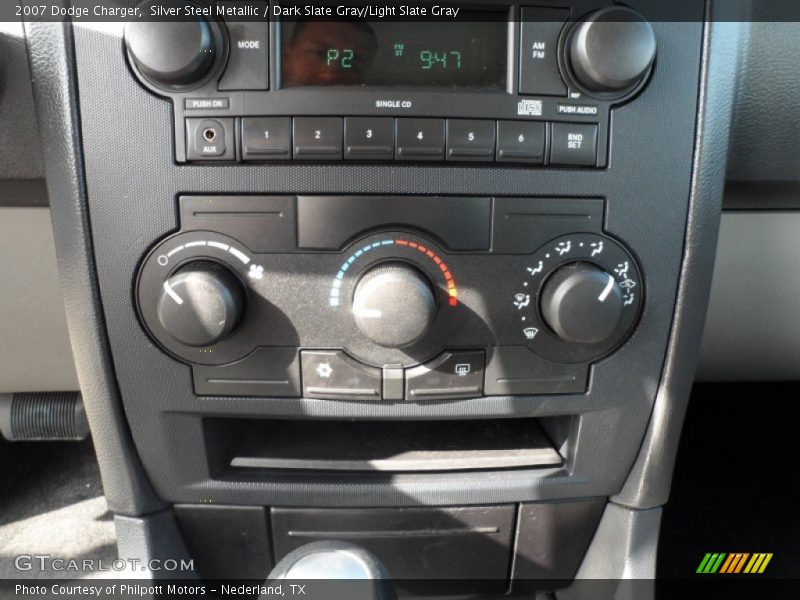 Silver Steel Metallic / Dark Slate Gray/Light Slate Gray 2007 Dodge Charger