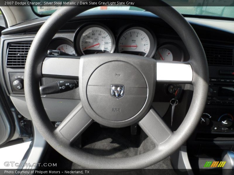 Silver Steel Metallic / Dark Slate Gray/Light Slate Gray 2007 Dodge Charger