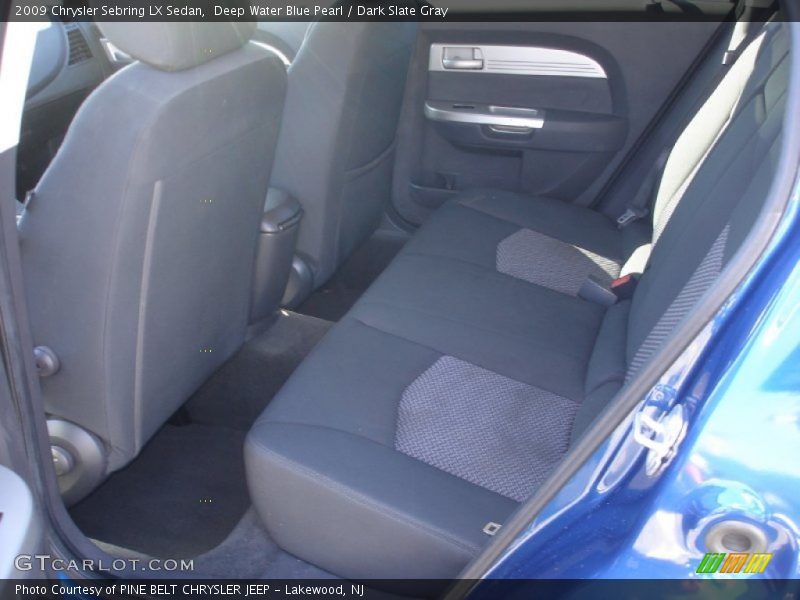 Deep Water Blue Pearl / Dark Slate Gray 2009 Chrysler Sebring LX Sedan