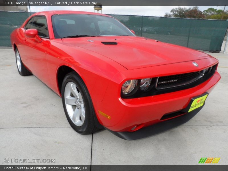 TorRed / Dark Slate Gray 2010 Dodge Challenger R/T