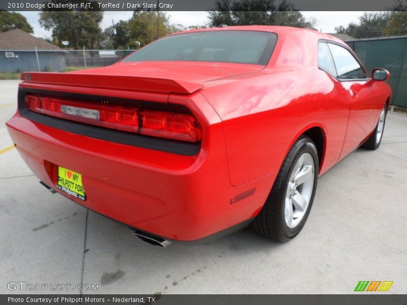 TorRed / Dark Slate Gray 2010 Dodge Challenger R/T