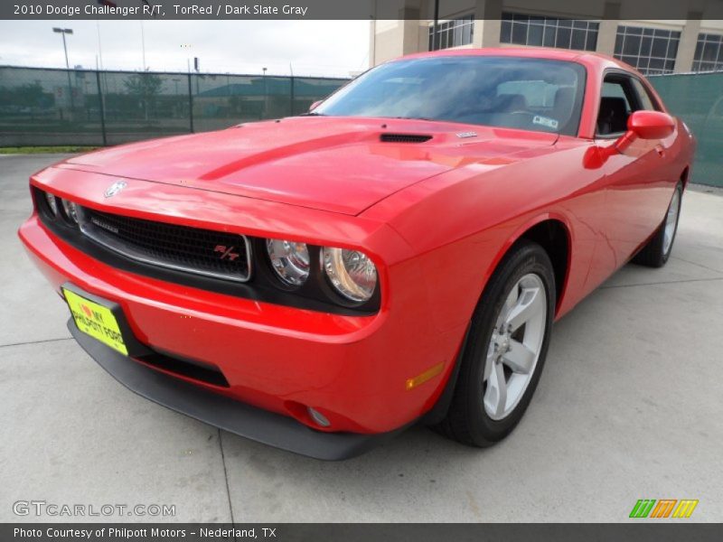 TorRed / Dark Slate Gray 2010 Dodge Challenger R/T