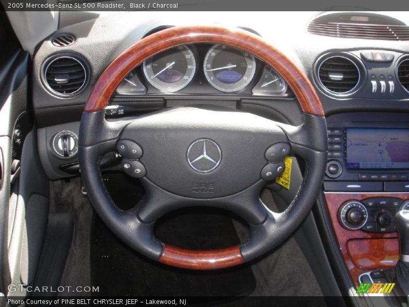 Black / Charcoal 2005 Mercedes-Benz SL 500 Roadster