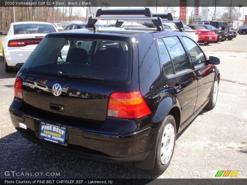 Black / Black 2006 Volkswagen Golf GL 4 Door
