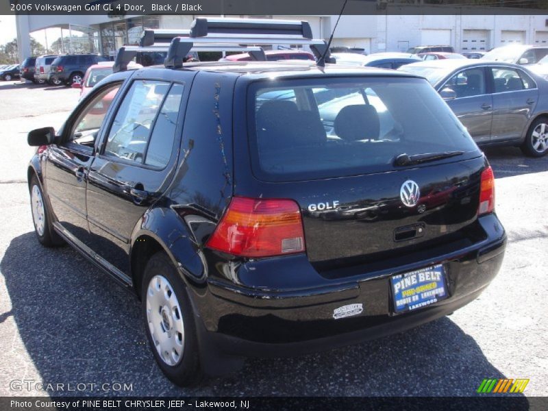 Black / Black 2006 Volkswagen Golf GL 4 Door