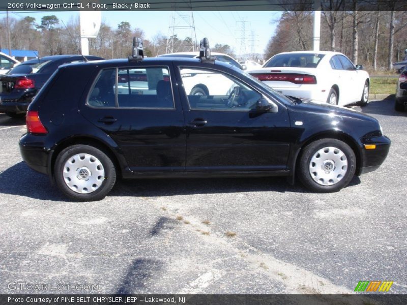 Black / Black 2006 Volkswagen Golf GL 4 Door