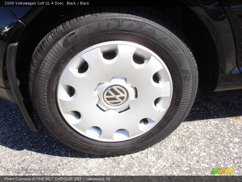 Black / Black 2006 Volkswagen Golf GL 4 Door