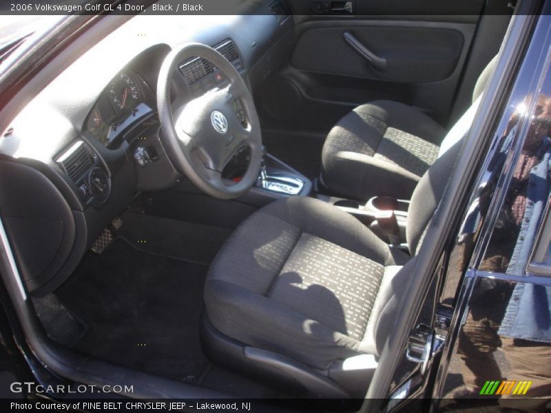 Black / Black 2006 Volkswagen Golf GL 4 Door