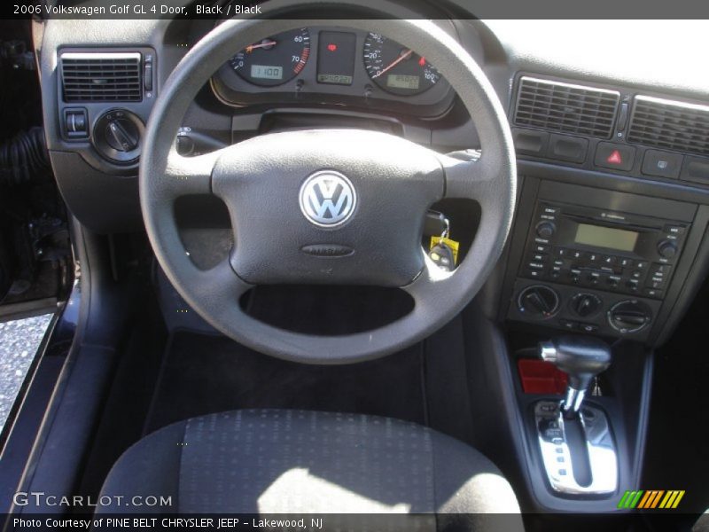 Black / Black 2006 Volkswagen Golf GL 4 Door