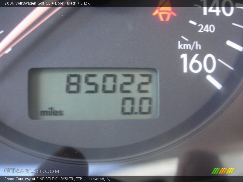 Black / Black 2006 Volkswagen Golf GL 4 Door