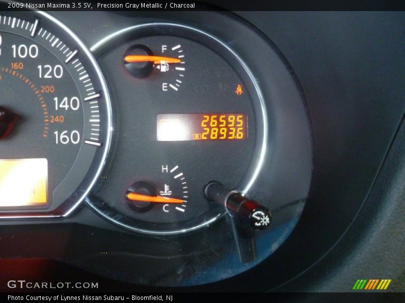 Precision Gray Metallic / Charcoal 2009 Nissan Maxima 3.5 SV