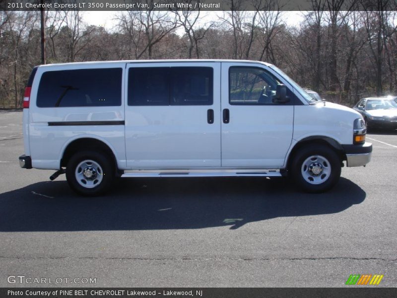 Summit White / Neutral 2011 Chevrolet Express LT 3500 Passenger Van