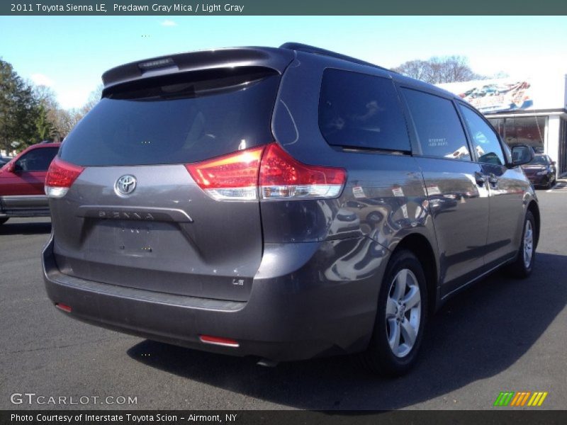 Predawn Gray Mica / Light Gray 2011 Toyota Sienna LE