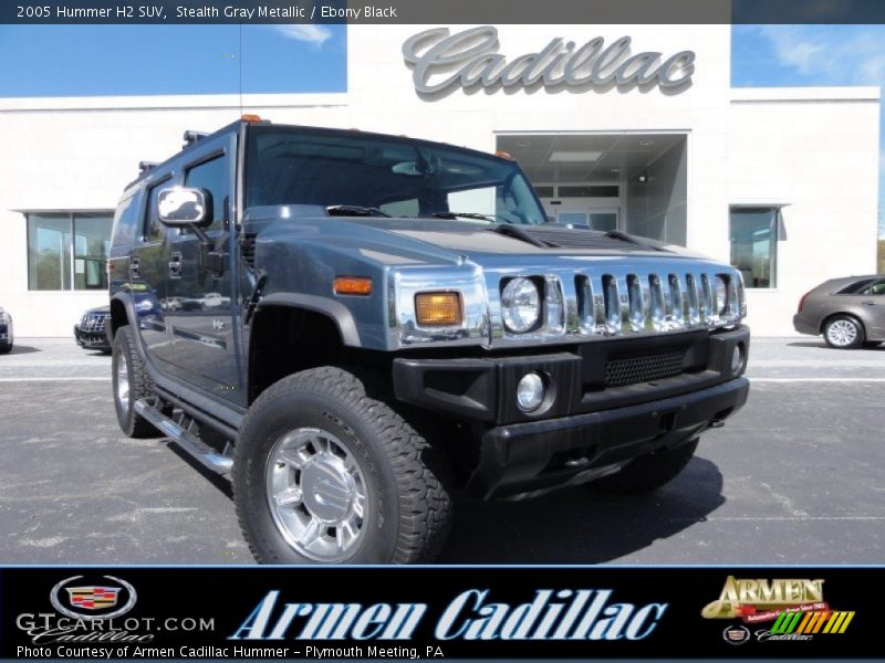 Stealth Gray Metallic / Ebony Black 2005 Hummer H2 SUV