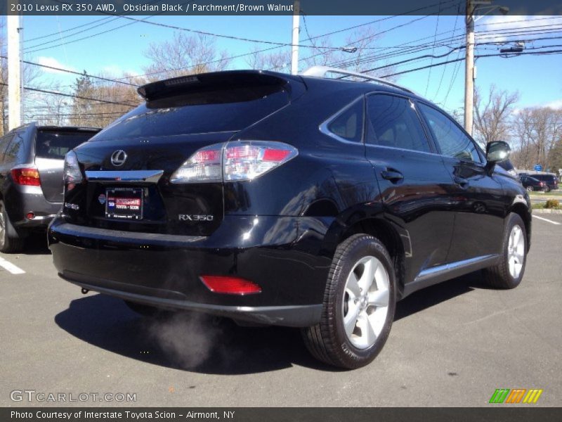 Obsidian Black / Parchment/Brown Walnut 2010 Lexus RX 350 AWD