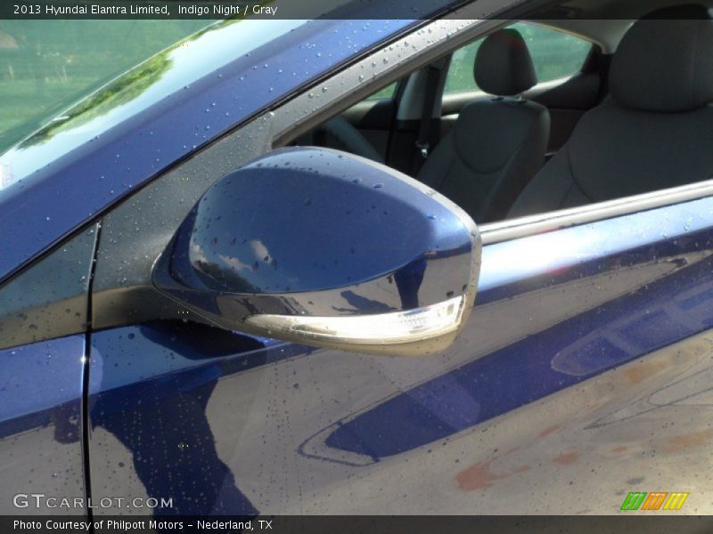 Indigo Night / Gray 2013 Hyundai Elantra Limited