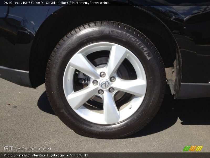 Obsidian Black / Parchment/Brown Walnut 2010 Lexus RX 350 AWD