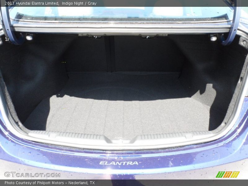 Indigo Night / Gray 2013 Hyundai Elantra Limited