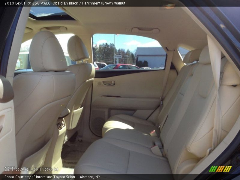 Obsidian Black / Parchment/Brown Walnut 2010 Lexus RX 350 AWD