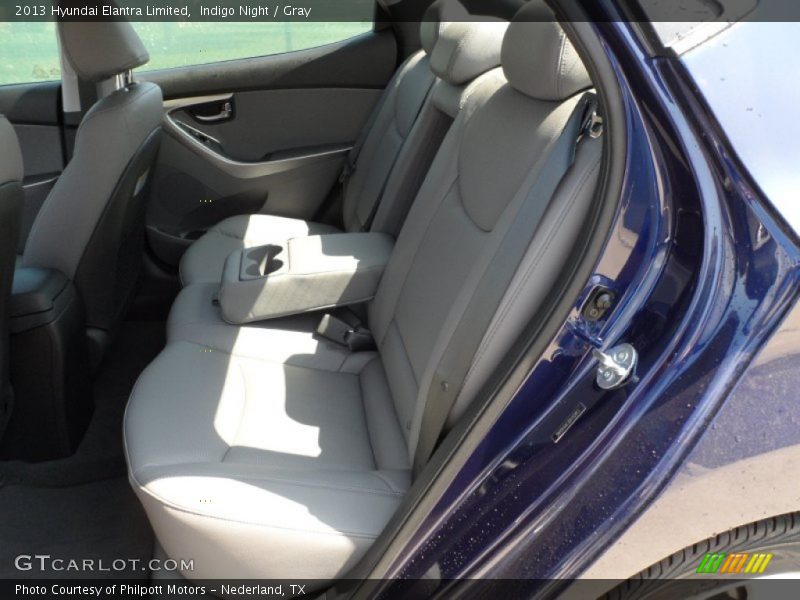 Indigo Night / Gray 2013 Hyundai Elantra Limited