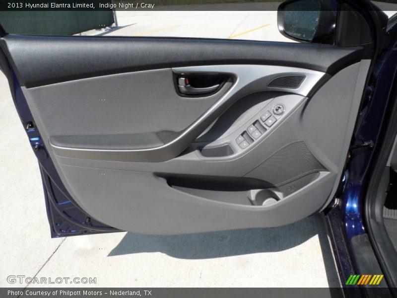 Indigo Night / Gray 2013 Hyundai Elantra Limited