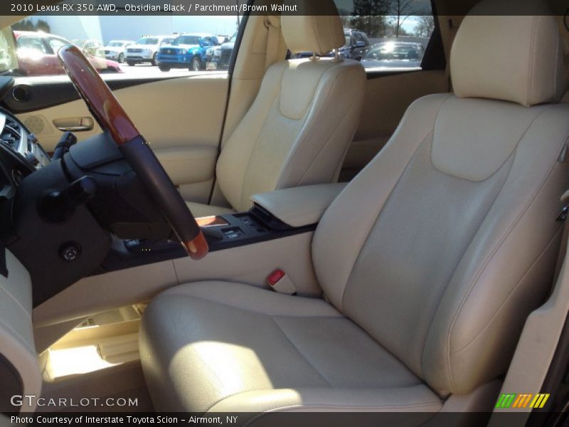 Obsidian Black / Parchment/Brown Walnut 2010 Lexus RX 350 AWD