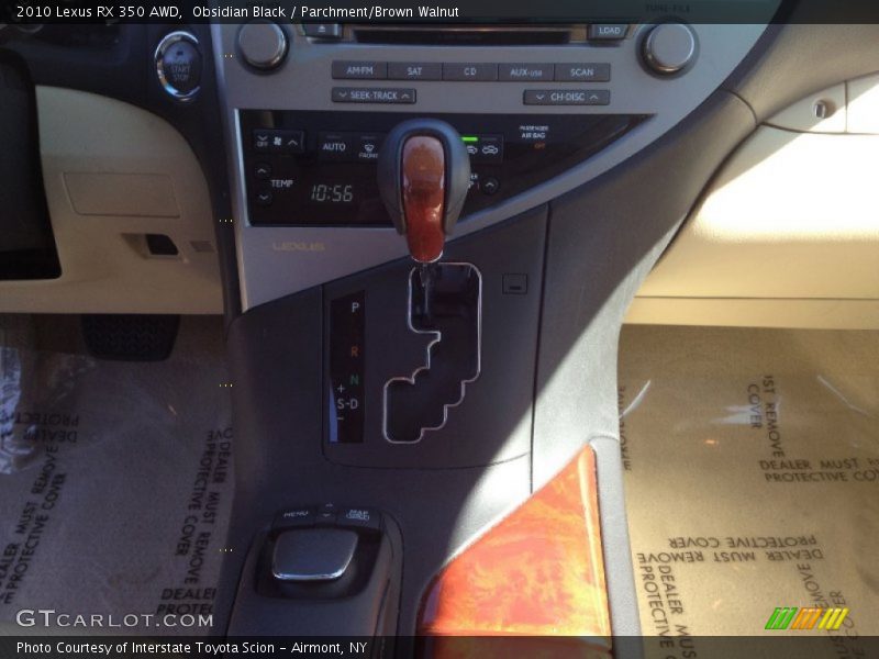 Obsidian Black / Parchment/Brown Walnut 2010 Lexus RX 350 AWD