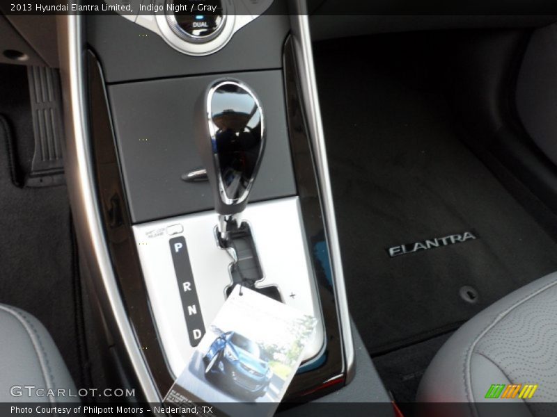 Indigo Night / Gray 2013 Hyundai Elantra Limited