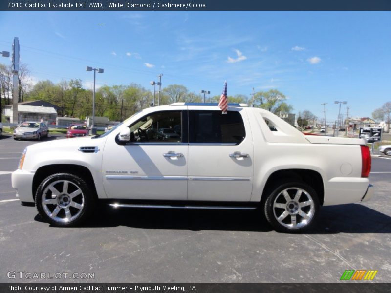 White Diamond / Cashmere/Cocoa 2010 Cadillac Escalade EXT AWD