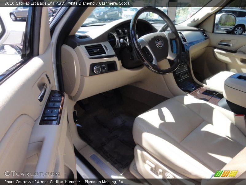 White Diamond / Cashmere/Cocoa 2010 Cadillac Escalade EXT AWD