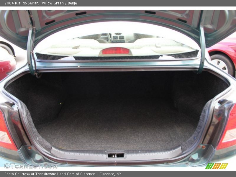 Willow Green / Beige 2004 Kia Rio Sedan