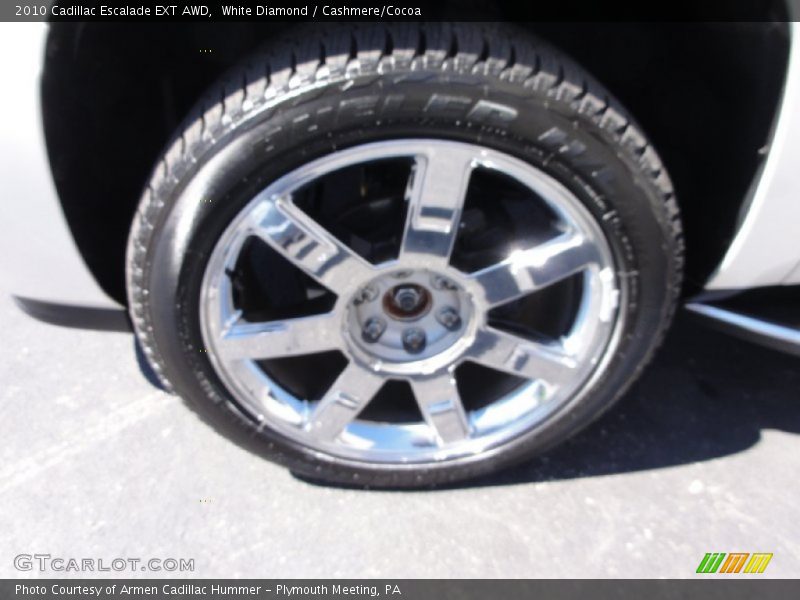 White Diamond / Cashmere/Cocoa 2010 Cadillac Escalade EXT AWD