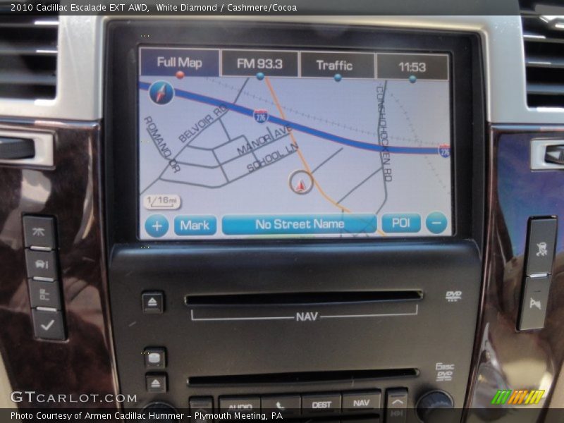 White Diamond / Cashmere/Cocoa 2010 Cadillac Escalade EXT AWD