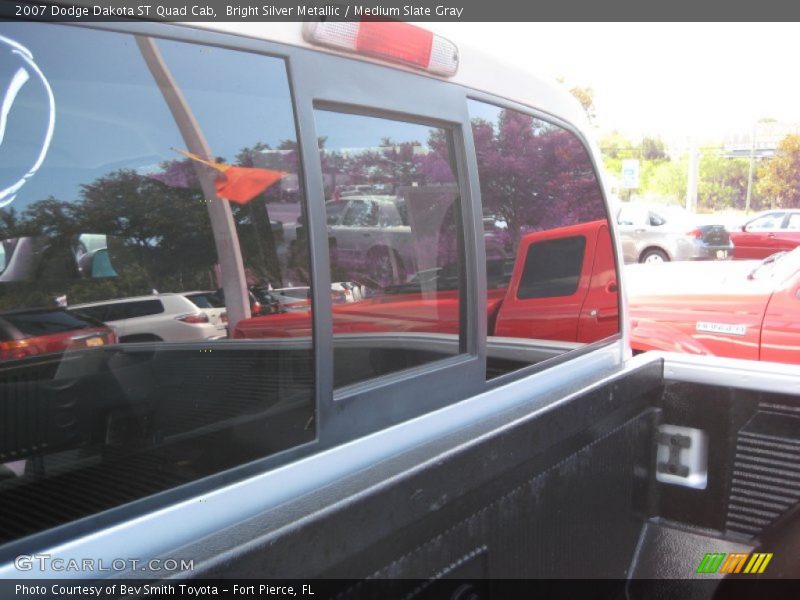 Bright Silver Metallic / Medium Slate Gray 2007 Dodge Dakota ST Quad Cab