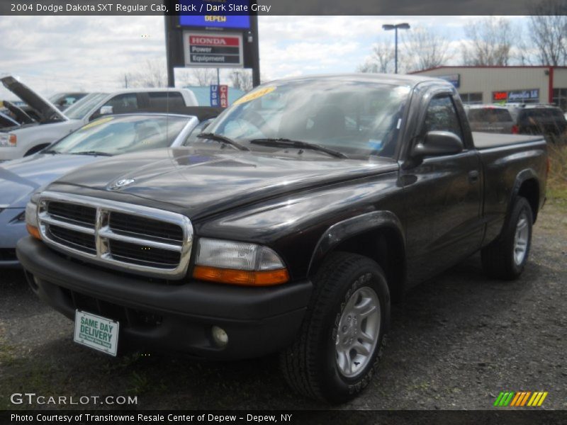 Black / Dark Slate Gray 2004 Dodge Dakota SXT Regular Cab