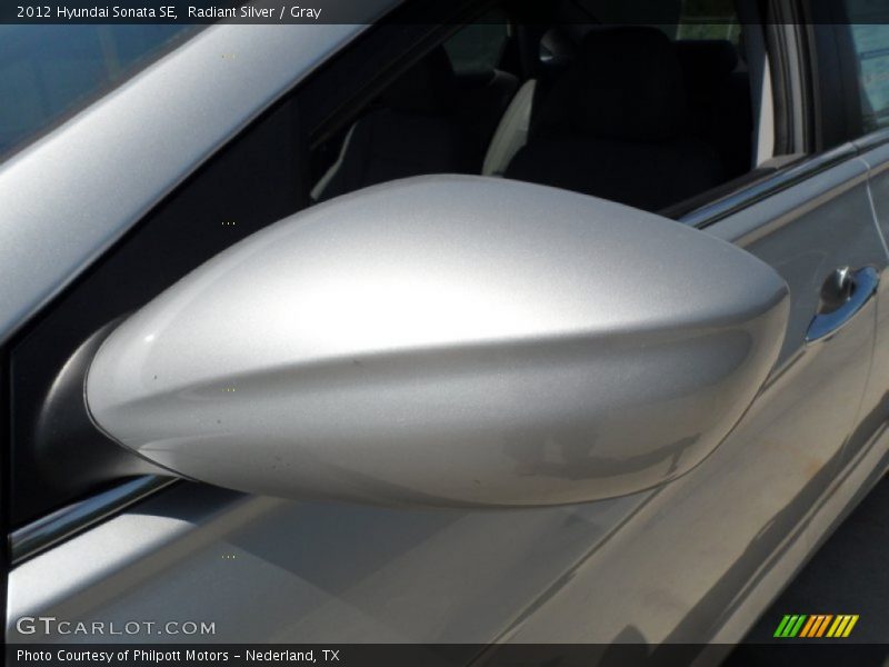 Radiant Silver / Gray 2012 Hyundai Sonata SE